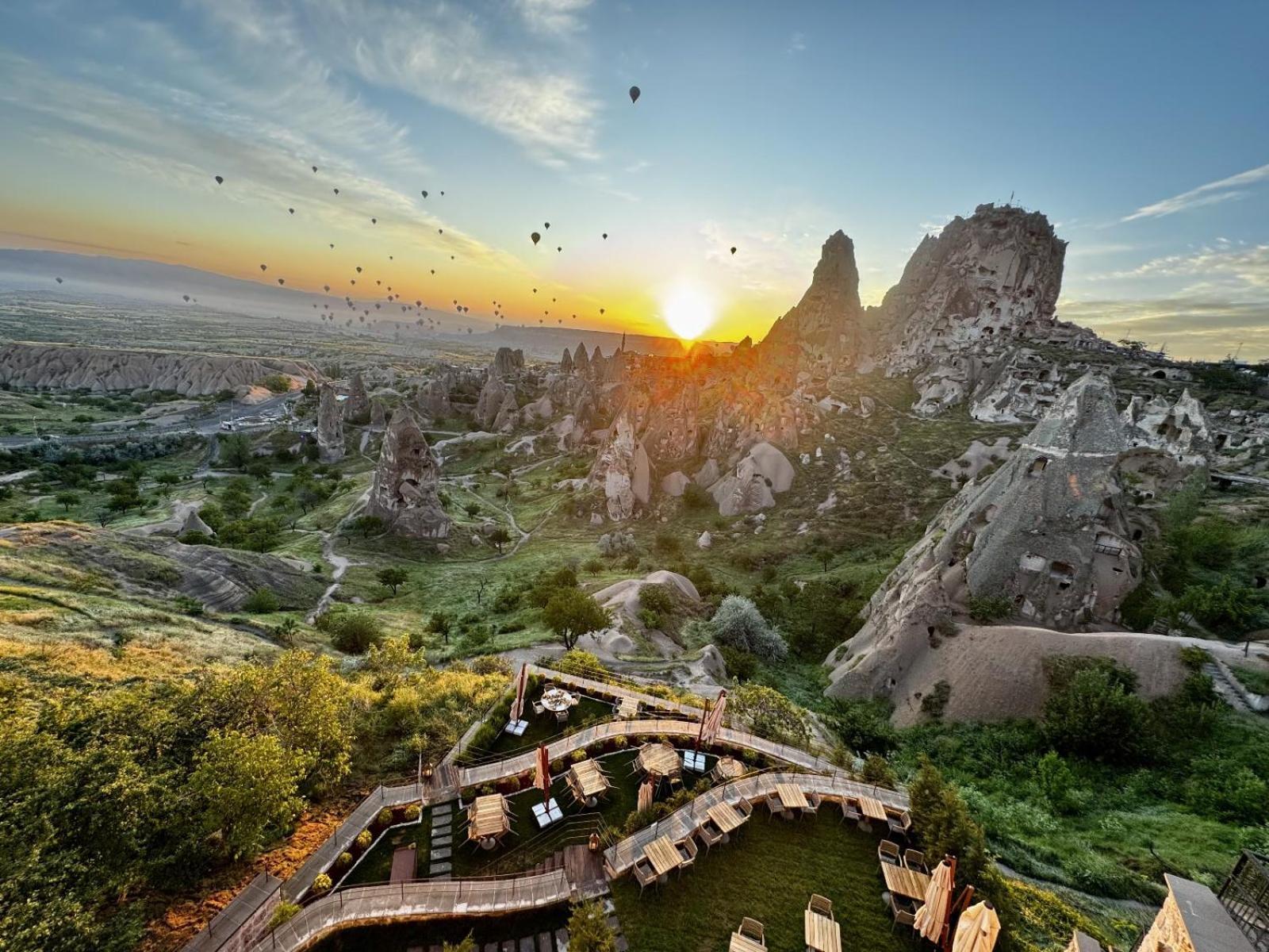 Via Regia Cappadocia Hotel Üçhisar Kültér fotó